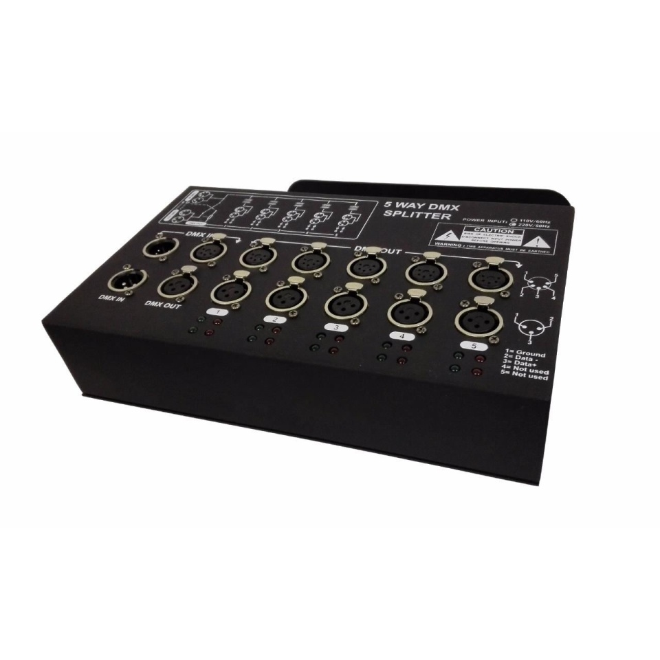 Splitter DMX 1 - 5 Sound Stil HD-201