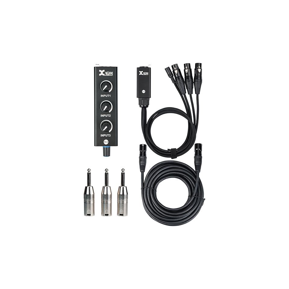 Xvive PX – Mixer Portabil cu 3 Canale pentru Monitorizare Personală