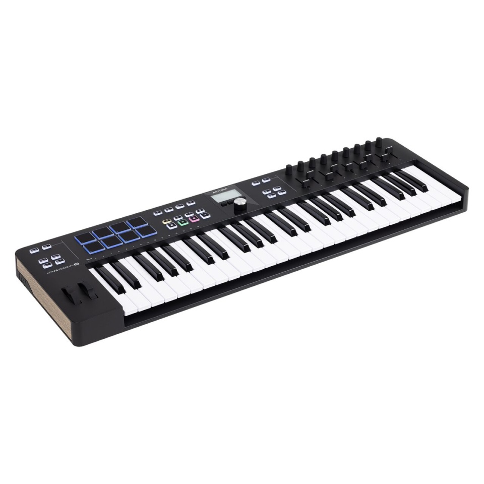 Arturia KeyLab Essential 49 MK3 Black Edition – Controler MIDI Universal pentru Producție Muzicală