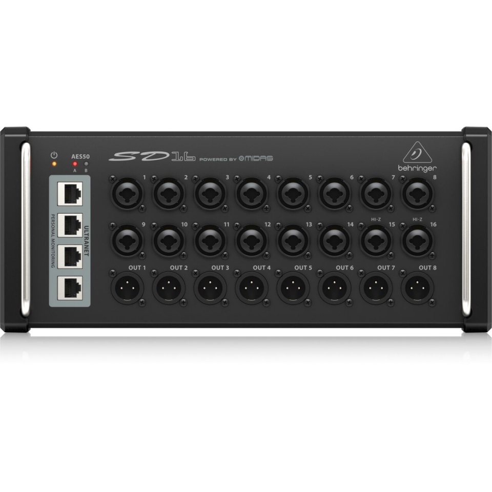 Behringer SD16-EU – Stage Box Digitală cu 16 Intrări și 8 Ieșiri