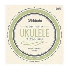 Corzi Ukulele Titanium Soprano D'addario EJ87S