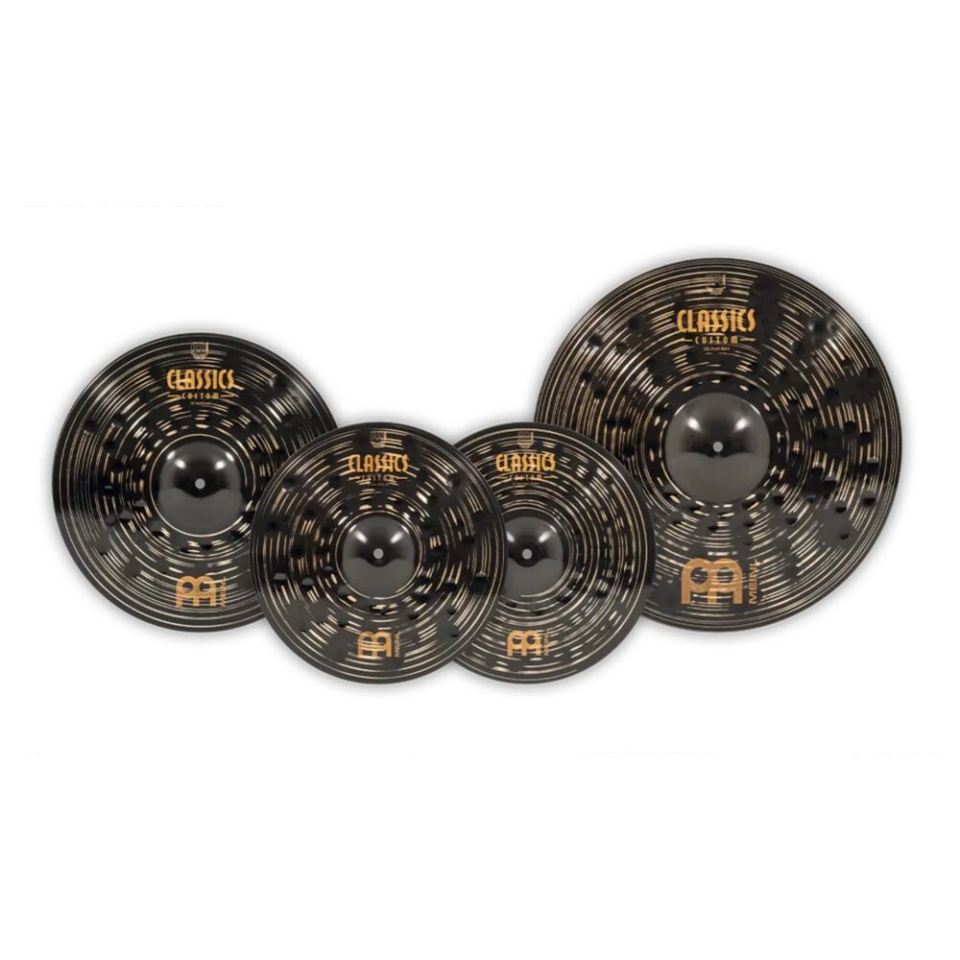 Meinl CCD141620 – Set Cinele Custom Dark 14”/16”/20” din Seria Classics Custom