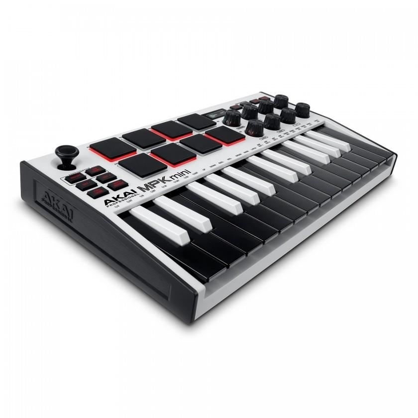 MIDI Claviatura AKAI Professional MPK Mini MK3 White