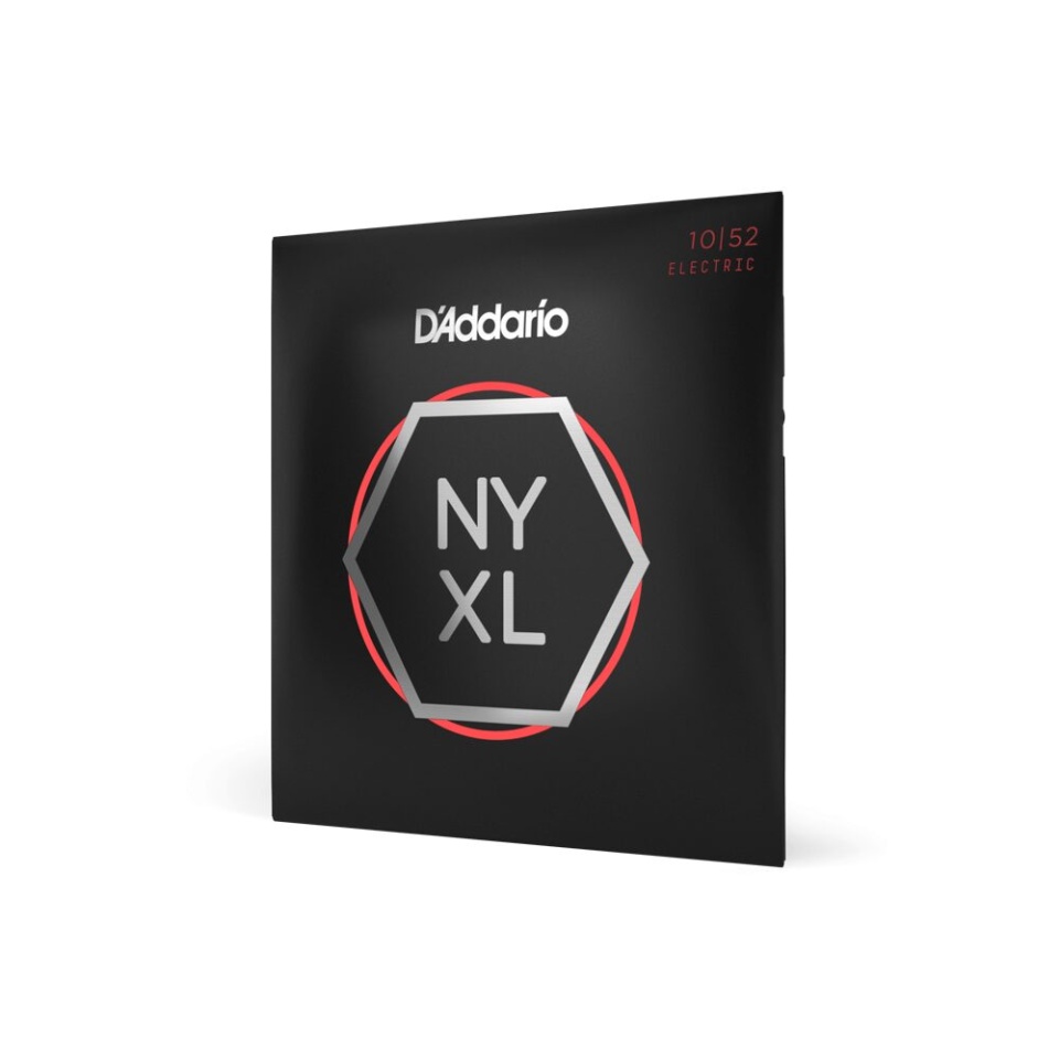 D'Addario NYXL1052 – Set de Corzi pentru Chitară Electrică, Light Top / Heavy Bottom, 10-52