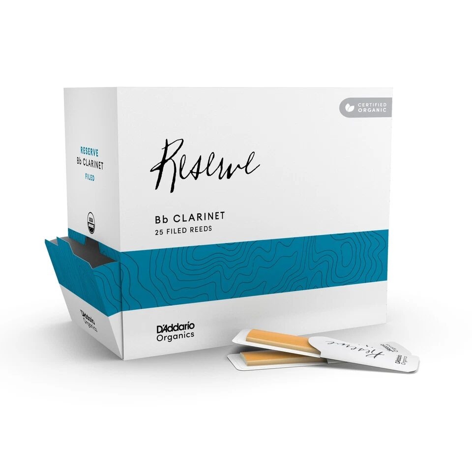 Ancii pentru Clarinet D'Addario Reserve 3.0 - Trestie 100% Naturală