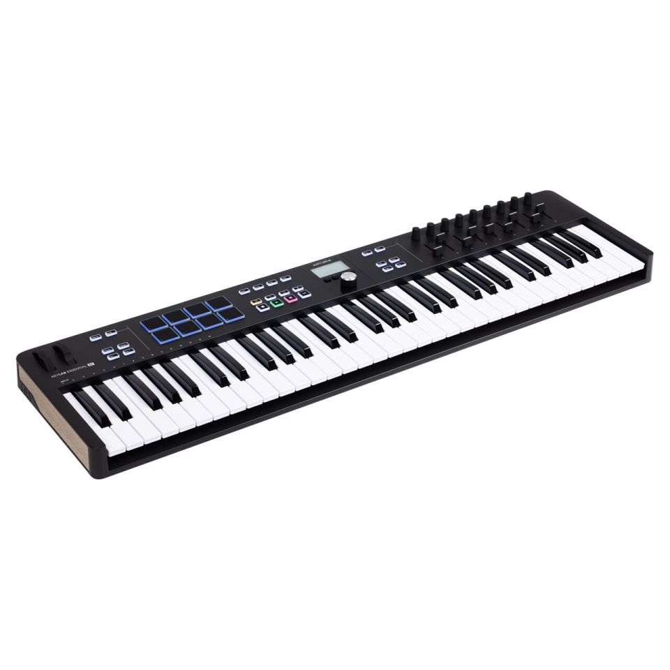 Arturia KeyLab Essential 61 MK3 Black Edition – Controler MIDI Profesional pentru Producție Muzicală