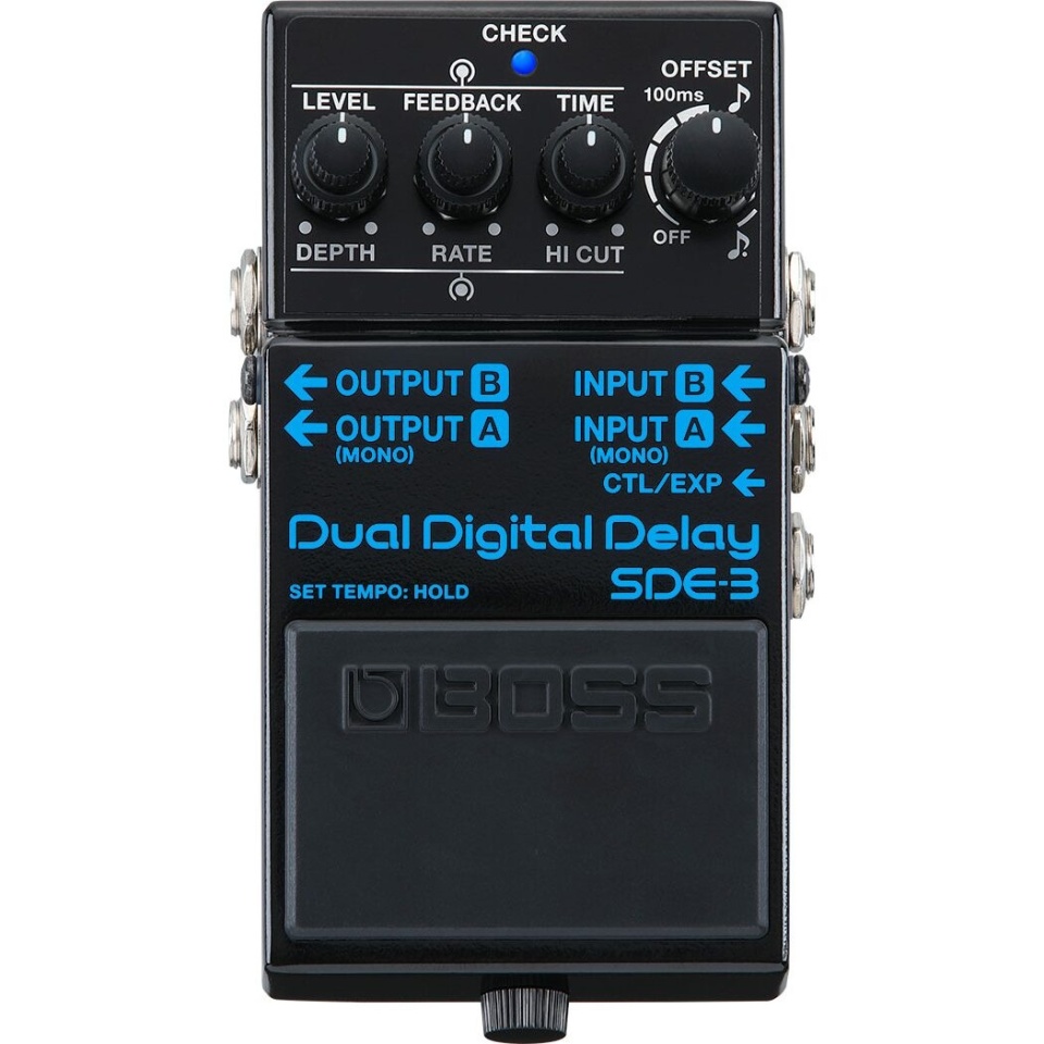 BOSS SDE-3 – Pedală de Delay Digital Dual cu Caracter Vintage