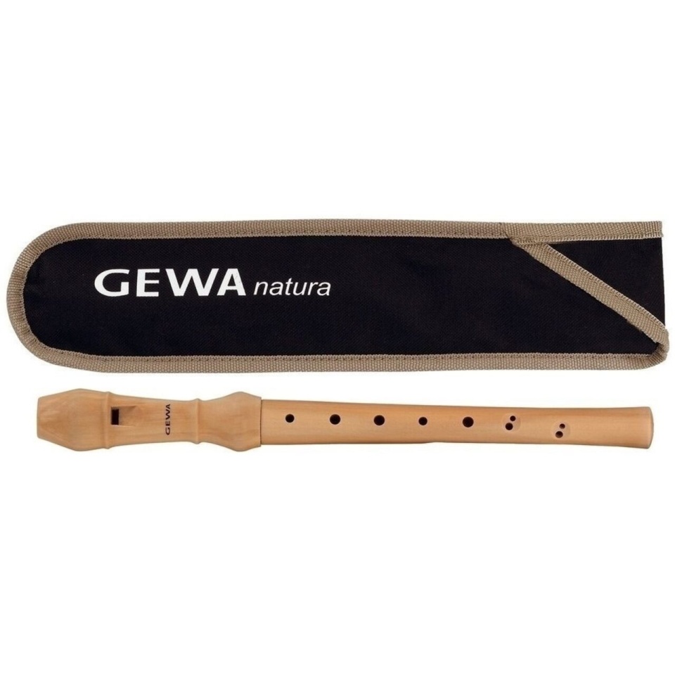 Gewa Fluier C-Soprano Recorder Natural – Fluier din Lemn de Arțar pentru Muzicieni
