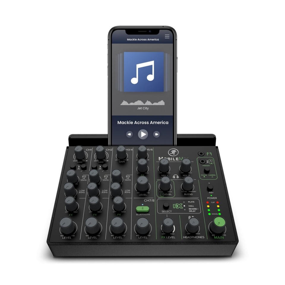 Mixer Portabil Mackie MobileMix – Soluția Compactă pentru Producții Audio și Streaming