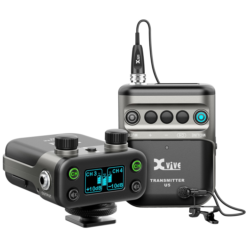 Xvive U5 – Sistem Wireless Audio pentru Video cu Microfon Lavalier