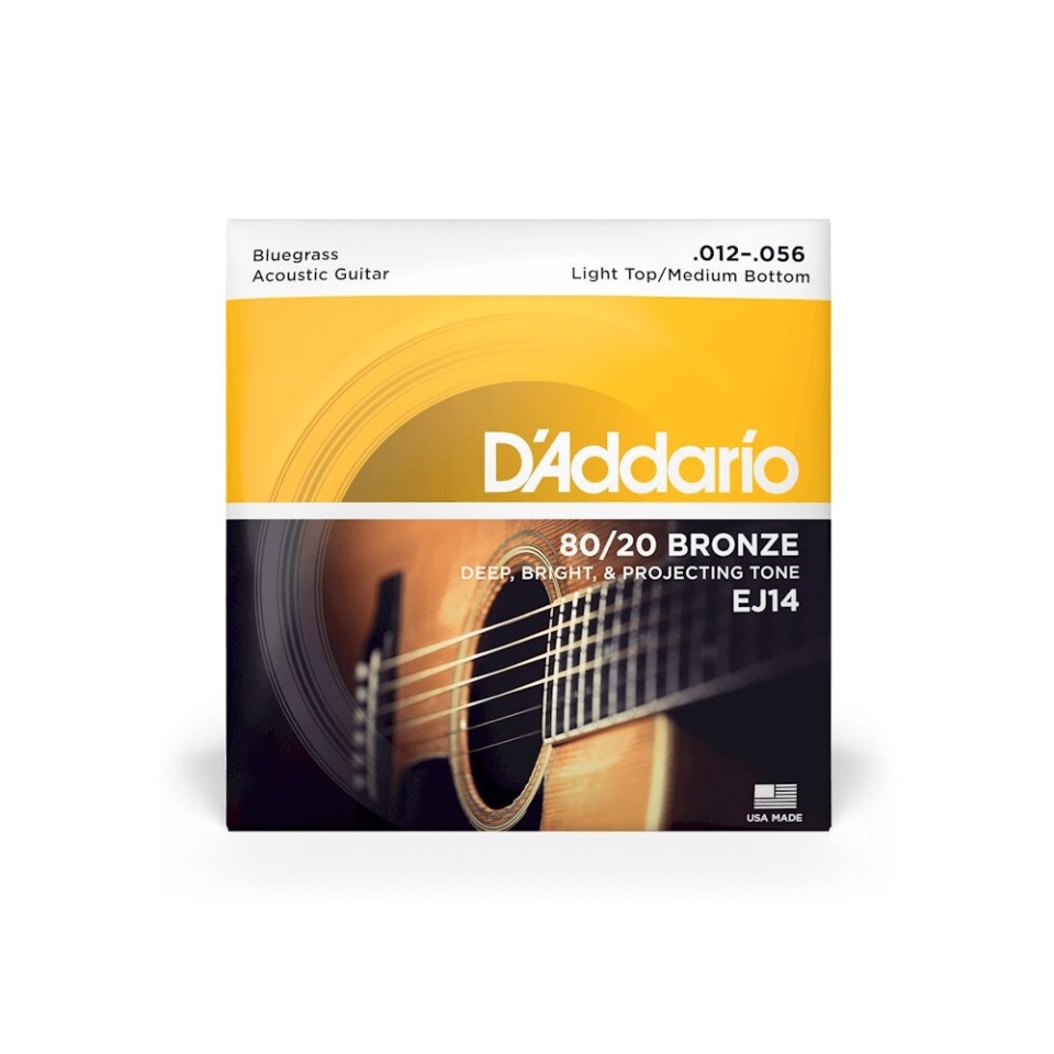 Corzi Chitara Acustica D'Addario EJ14 Medium Bottom