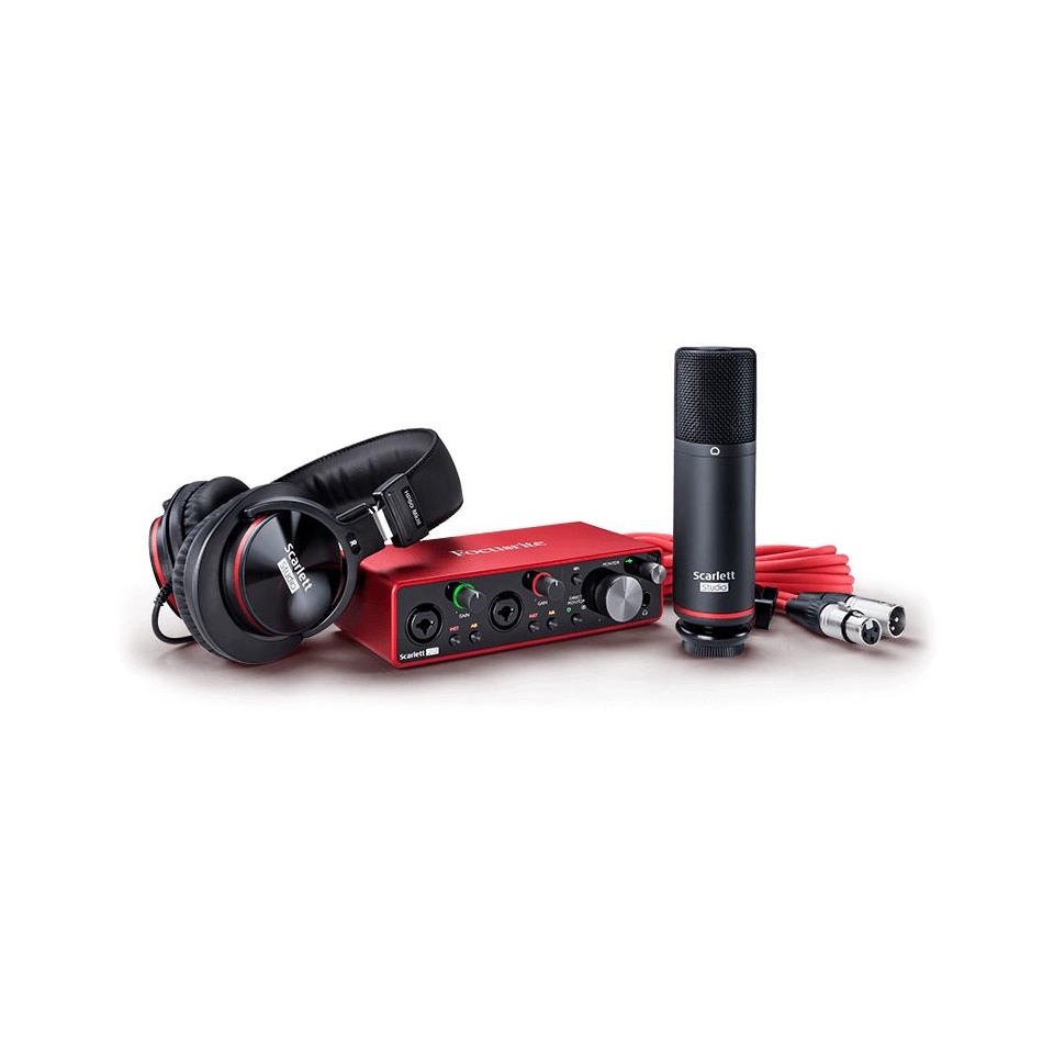 Interfata Audio Focusrite Scarlett 2i2 Studio Set 3rd Gen