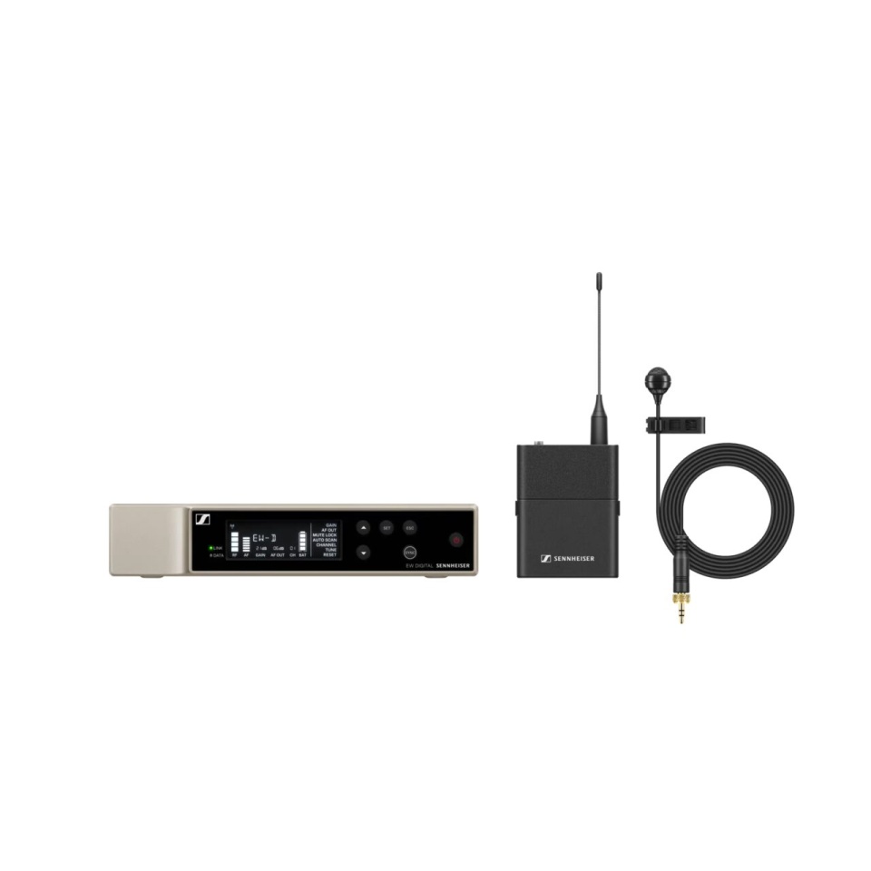 Sennheiser EW-D ME4 Set – Sistem Wireless Digital UHF cu Microfon Lavalier Cardioid pentru Prezentări și Conferințe