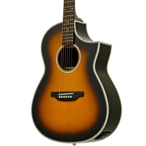 Aria MSG-02CE BS – Chitară Electro-Acustică cu Cutaway Brown Sunburst - Img2