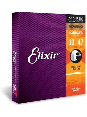 Elixir Nanoweb Acoustic Phosphor Bronze 12‑String Light 16152 - Img1