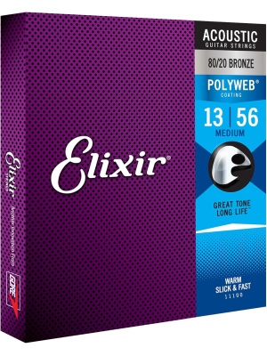 Elixir Polyweb Acoustic 80/20 Bronze Medium 11100 - Img1