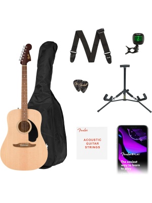 Fender California Debut Redondo Acoustic Pack, Natural