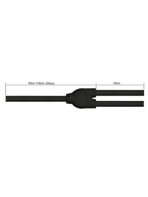 Kirlin UY-C-390-06 Cablu Y USB-C la 2x XLR, 1,8 m, negru - Img3