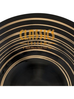 Meinl CC8DAH Classics Custom Dark Micro Stack Hats 8” - Img6