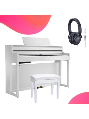Roland HP704-WH Set cu bancă și căști