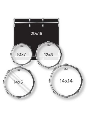 Set de Tobe Pearl Roadshow RS505C/C91 - Img2