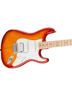 Squier Affinity Stratocaster FMT HSS, Maple Fingerboard, White Pickguard (Sienna Sunburst) - Img4