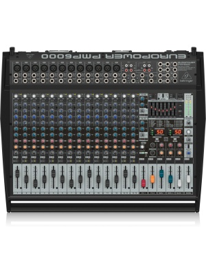 Behringer Europower PMP6000 – Mixer Amplificat Profesional de 20 Canale și 1600W - Img1