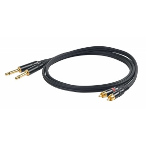 Cablu 2x RCA - 2x Jack 6.3mm Proel CHLP310LU15