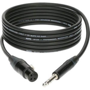 Cablu de Semnal Balansat Klotz MY206SW - Neutrik XLR Mama - Jack 6,3mm