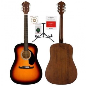 Chitara Acustica Fender FA-125 Sunburst + Set accesorii - Img1