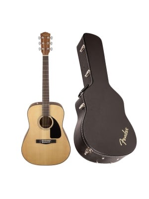 Fender CD-60 V3 WN NAT cu husă rigidă - Img1