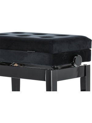 Gewa Bench Deluxe Compartment Black High Gloss - 130510 - Img5