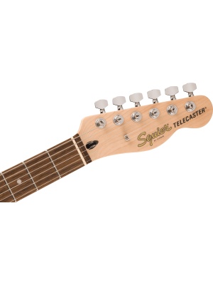 Squier Affinity Telecaster FMT SH, Laurel Fingerboard, White Pickguard (Crimson Red Transparent) - Img5