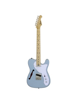Aria Pro II TEG-TL MIB – Chitară Electrică Semi-Hollow Mystic Ice Blue - Img1