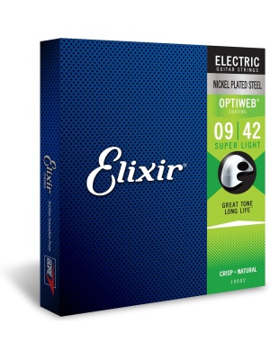 Elixir Optiweb Electric Nickel Plated Steel Super Light 19002 - Img1