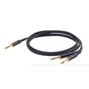Cablu Jack 6.3mm - 2 x Jack 6.3mm Proel CHLP210LU3