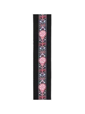 D’Addario 50CT00-DX Deluxe Cotton Guitar Strap Black - Img2