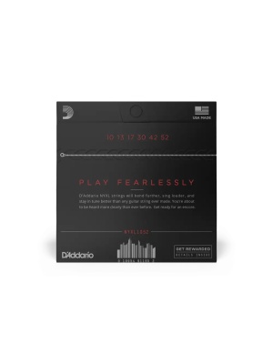 D'Addario NYXL1052 – Set de Corzi pentru Chitară Electrică, Light Top / Heavy Bottom, 10-52 - Img3