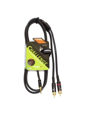Proel CHLP215LU3 jack 3,5 mm stereo la 2x RCA 3m - Img2