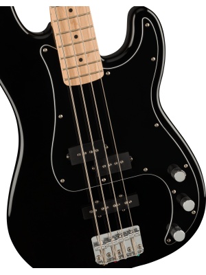 Squier Affinity Precision Bass PJ Pack, Maple Fingerboard, Black, Gig Bag, Rumble 15 - Img5