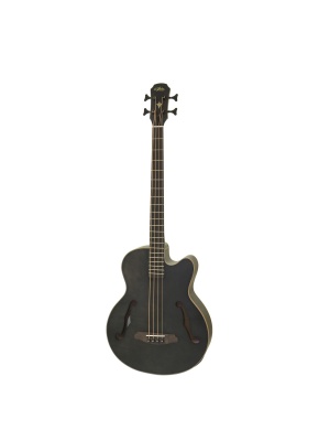 Aria FEB-F2M STBK – Chitară Bas Electro-Acustică Medium Scale Stained Black - Img1