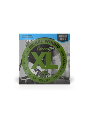 D’Addario EXL117 Nickel Wound Medium Top Extra Heavy Bottom 11-56 - Img2