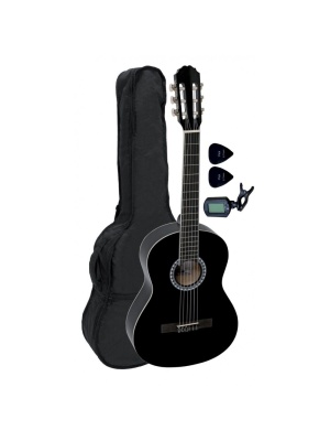 GEWA Basic Classical Guitar Set 3/4 Black – PS510176