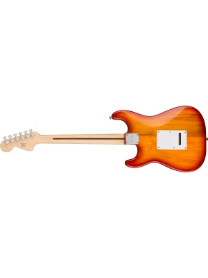 Squier Affinity Stratocaster FMT HSS, Maple Fingerboard, White Pickguard (Sienna Sunburst) - Img2