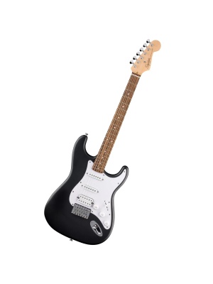 Squier DEBUT Stratocaster HT HSS, Laurel Fingerboard, White Pickguard, Black