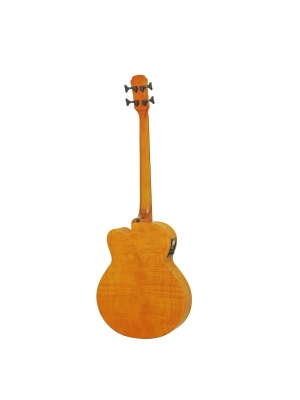 Aria FEB-F2M STBR – Chitară Bas Electro-Acustică Medium Scale Stained Brown - Img2