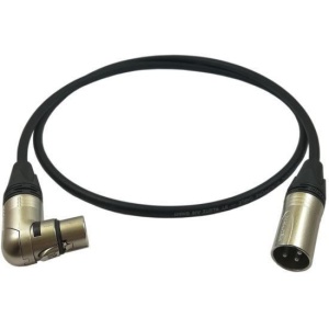 Cablu de Microfon / Semnal Balansat Klotz MC2000 - Neutrik XLR Tata/Mama 90°