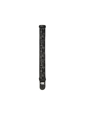 D’Addario 50JS05 Joe Satriani Guitar Strap Silver Sketches - Img3