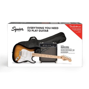 Squier Sonic Stratocaster 10G Maple Fing. 2-Color Sunburst Pack - Img9