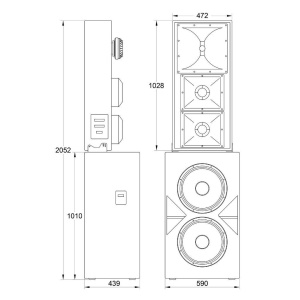 Boxa Ecran Cinema MAG SCR-325L - Img2